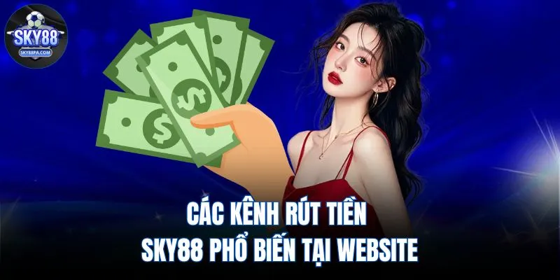 Các kênh rút tiền SKY88 phổ biến tại website
